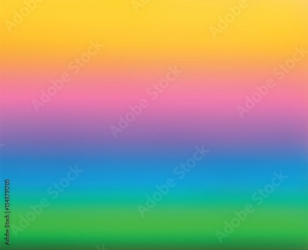 Obraz abstract rainbow background, vector bokeh vibrant pattern with copy space for text, trendy happy summer holiday concept