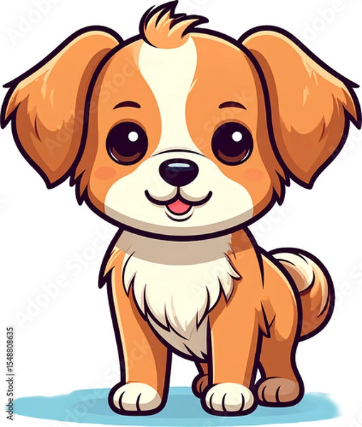 Fototapeta 강아지 일러스트