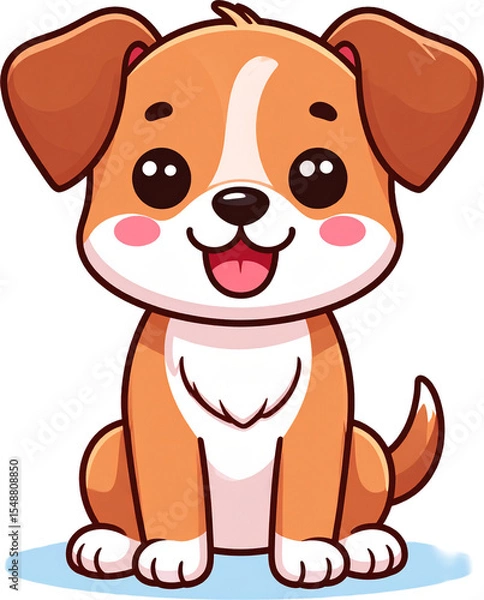 Fototapeta 강아지 일러스트