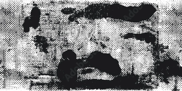Fototapeta Grunge background with rough texture. Overlay distressed backdrop. Dirty urban illustration. Messy damaged abstract vector design.