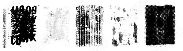 Fototapeta Grunge background with rough texture. Overlay distressed backdrop. Dirty urban illustration. Messy damaged abstract vector design.