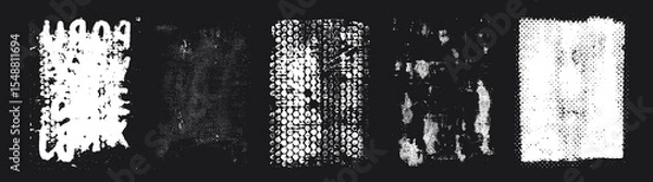 Fototapeta Grunge background with rough texture. Overlay distressed backdrop. Dirty urban illustration. Messy damaged abstract vector design.