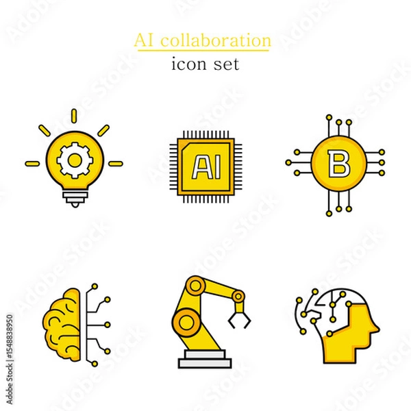 Obraz AI 아이콘 세트