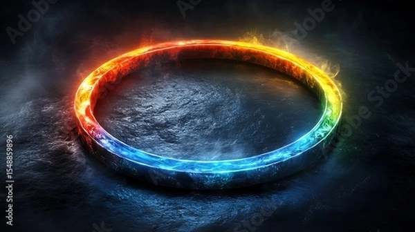 Obraz Ring of vibrant light (1)
