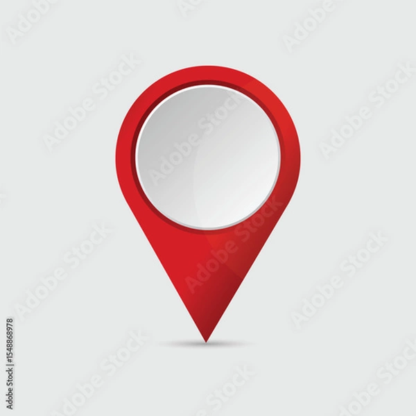 Fototapeta  vector location pin multiple style 
