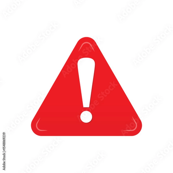 Fototapeta vector attention and Warning sign design
