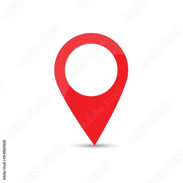 Fototapeta vector red location premium quality design
