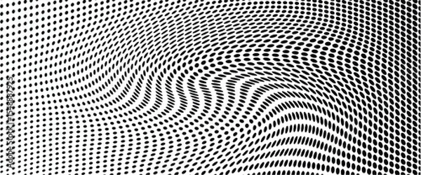 Fototapeta Grunge halftone dots pattern texture background
