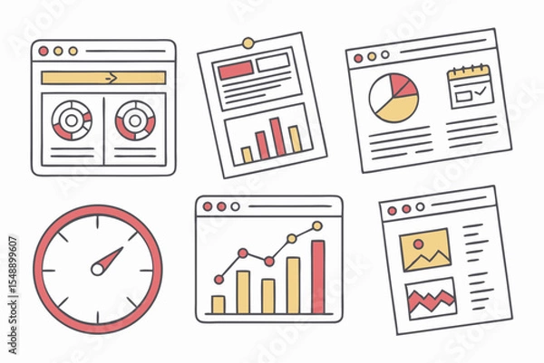 Obraz vector newspaper icon