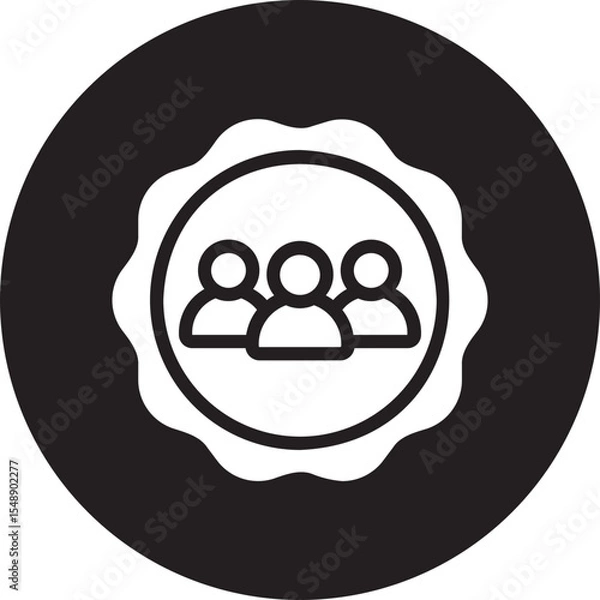 Obraz family glyph icon