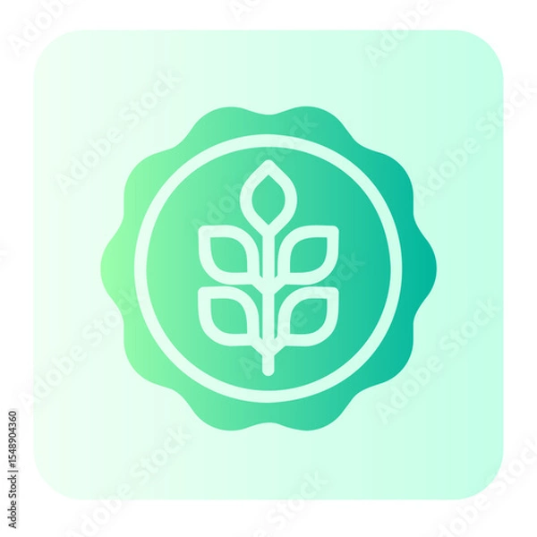 Obraz gluten gradient icon