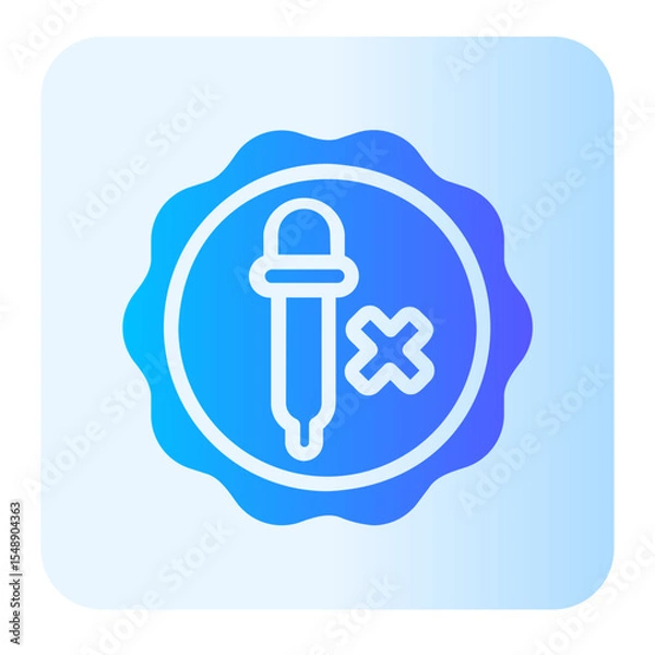Obraz no artificial colours gradient icon