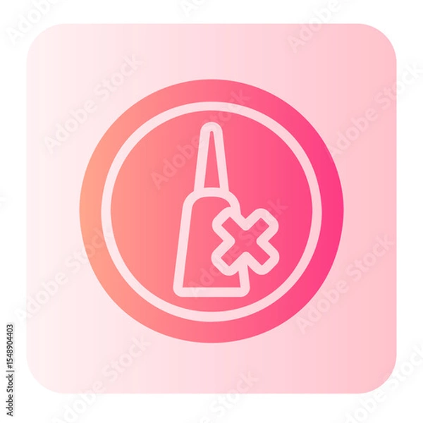 Obraz silicone free gradient icon