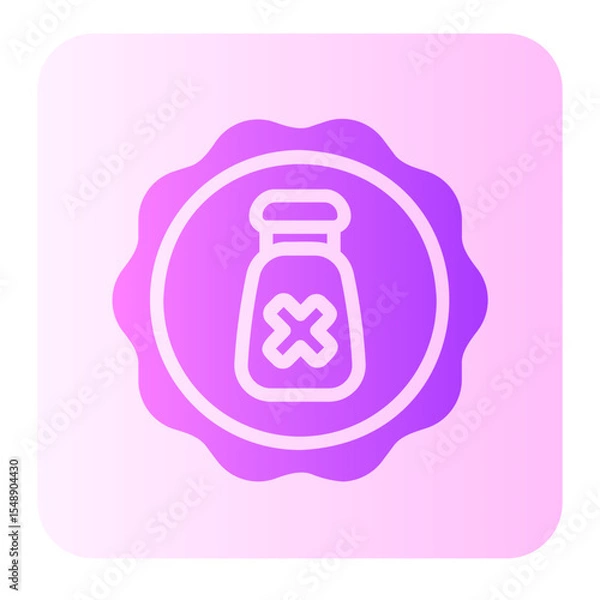 Obraz salt gradient icon
