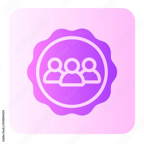 Obraz family gradient icon