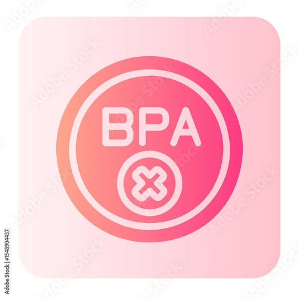 Obraz bpa free gradient icon