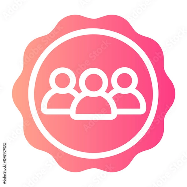 Obraz family gradient icon