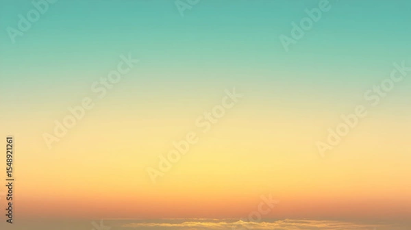 Fototapeta Gradient sky background with pastel colors and soft light for design templates and backdrops