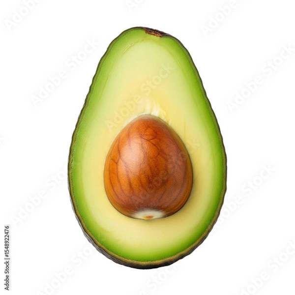 Obraz avocado isolated on white