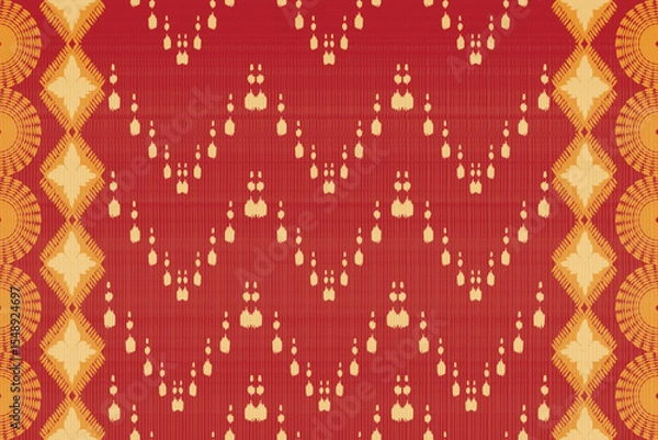 Obraz red and yellow background