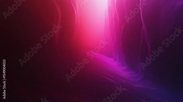 Fototapeta Abstract magenta and purple background with flowing light effects and elegant design elements