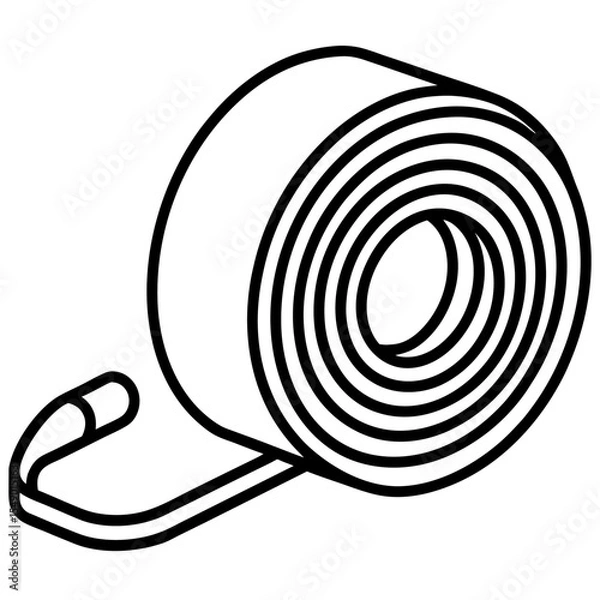 Obraz vector illustration of a snail on white