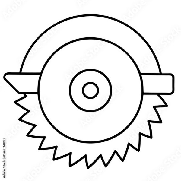 Obraz Rotary Cutting Disc Blade for Grinder and Cutter Tools