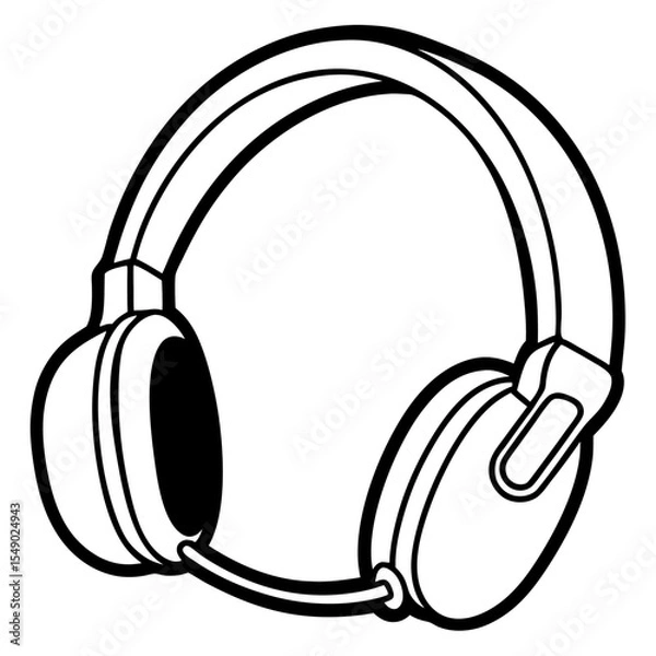 Obraz Comfortable Over-Ear Headphones for Audio and Work Safety