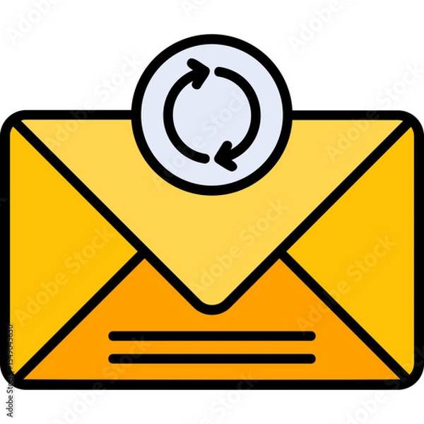 Obraz Sync Vector Icon Design