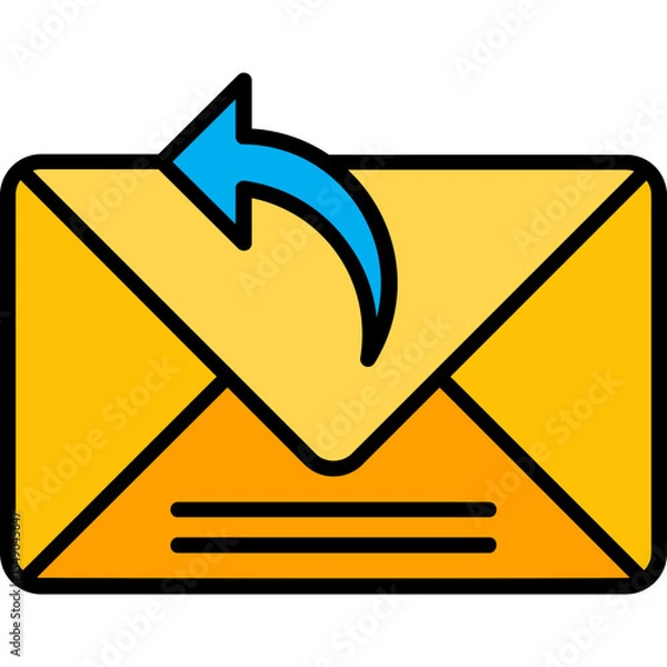 Obraz Reply Vector Icon Design