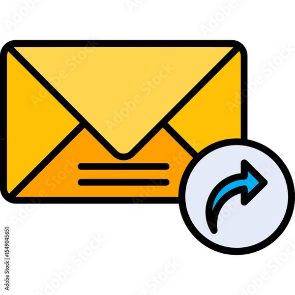 Obraz Forwarding Vector Icon Design