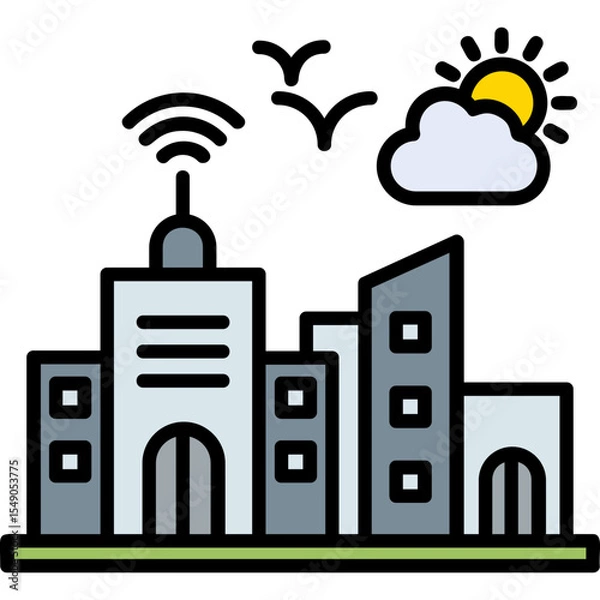 Obraz City  Vector Icon Design