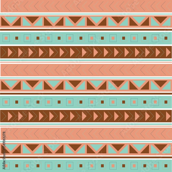 Obraz seamless geometric pattern with stripes