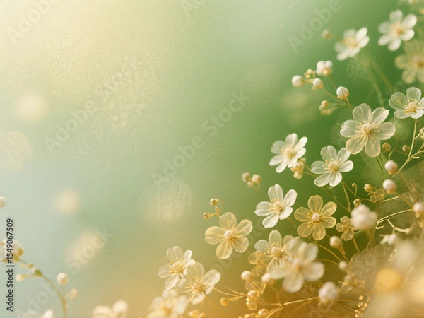 Obraz spring flowers background