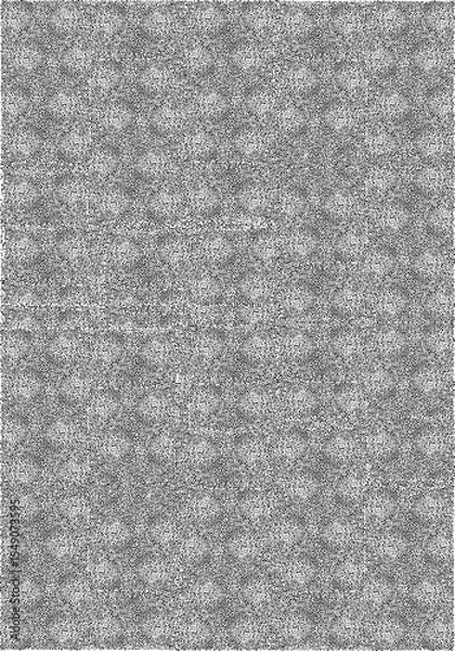 Obraz abstract black and white grain polka dots background, grunge noisy vecor pattern with copy space for text, trendy modern cover layout poster design