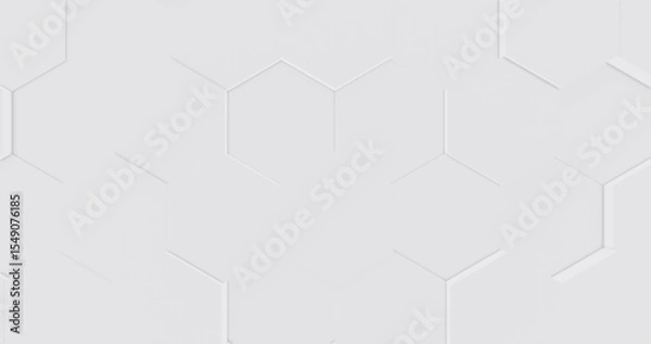 Obraz Abstract background hexagon pattern of design 3d render