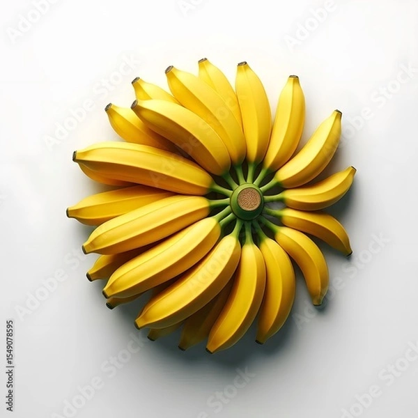 Obraz Bnanas isolated on white background
