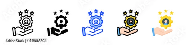 Fototapeta Responsibility Icon Collection With Multiple Styles