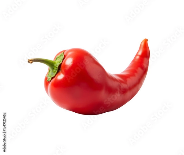 Obraz red hot chili pepper isolated on white background