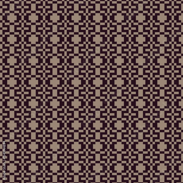 Obraz black and white seamless pattern