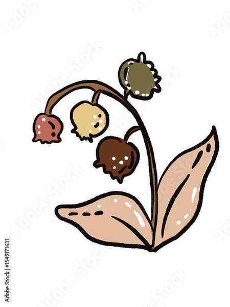Obraz vector illustration of a heart shaped chocolate