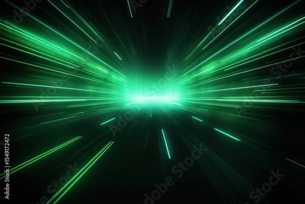 Obraz Futuristic green Background backgrounds light laser.