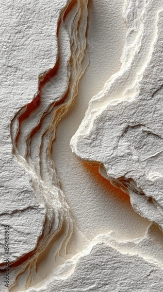 Obraz Elegant White Paper Texture with Handmade Grain