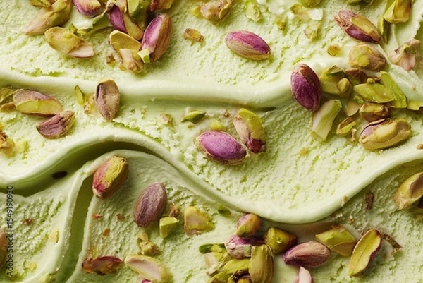 Obraz pistachio ice cream
