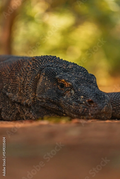 Obraz Komodo Dragon in Komodo Nationa Park, Flores