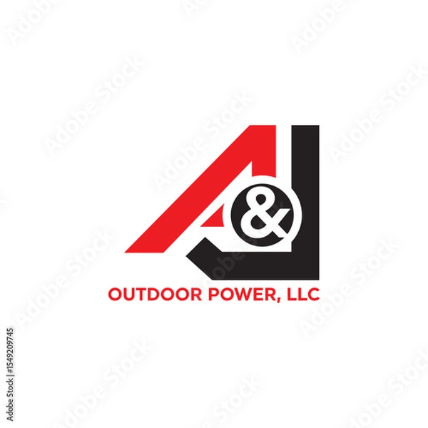 Obraz letter aj logo design vector, aj initials monogram logo design, aj vector logo