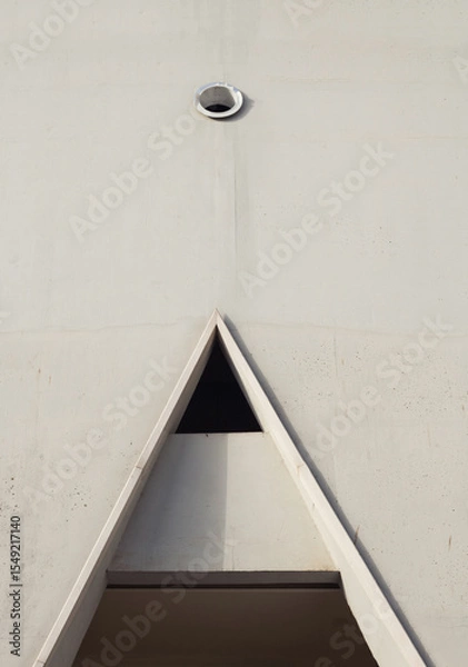 Obraz Abstract architecture. Close up of a modern building facade.