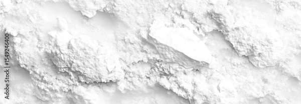 Fototapeta White marble texture background, seamless pattern of white stone surface for design and decoration.