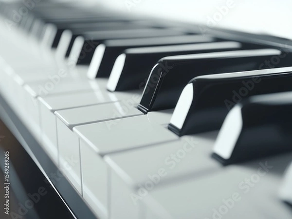 Obraz Close up piano keys