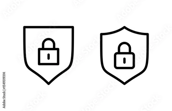 Obraz Security icon vector illustration. protection sign and symbol. privacy. vpn